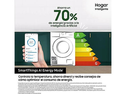 Samsung WW90CGC04DAEEC lavadora de carga frontal 9kg a Blanco