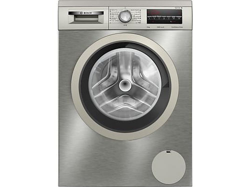 Lavadora carga frontal - Bosch WUU28T8XES, 8 kg, 1.400 rpm, 15 programas, Inox