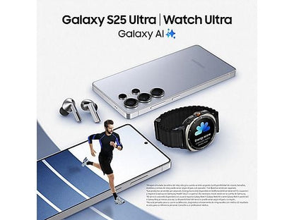 Móvil - Samsung Galaxy S25 Ultra, Titanium Gray, 256 GB, 12 GB RAM, 6.9 WQHD+, Snapdragon 8, 5000 mAh, Android 15