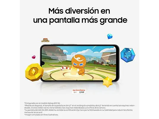 Móvil - Samsung Galaxy A26 5G, Menta, 128 GB, 6 GB RAM