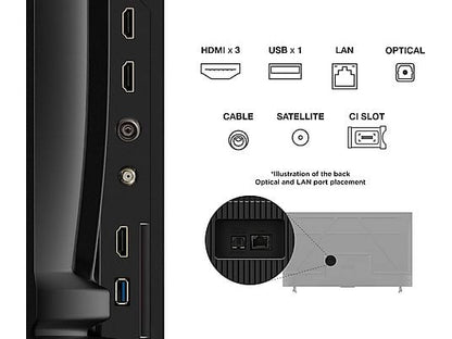 TV LED 43 - Samsung TU43U7025FKXXC, UHD 4K, Procesador Crystal 4K, Smart TV, Negro