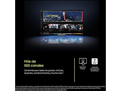 TV QLED 50 - Samsung TQ50Q7FAAUXXC, UHD 4K, Q4 AI Processor, Smart TV, Negro