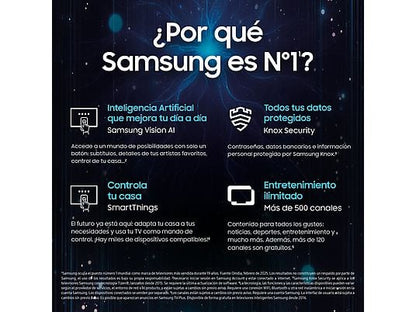 TV LED 50 - Samsung TU50U7025FKXXC, UHD 4K, Procesador Crystal 4K, Smart TV, Negro