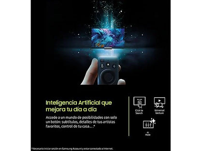 TV QLED 43 - Samsung TQ43Q7FAAUXXC, QLED 4K, Q4 AI Processor, Smart TV, Negro