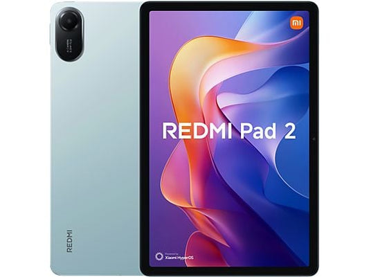 Tablet - Xiaomi Redmi Pad 2, WI-FI, 11 WQHD, 4 GB RAM, 128 GB, MediaTek G100-Ultra, Verde menta